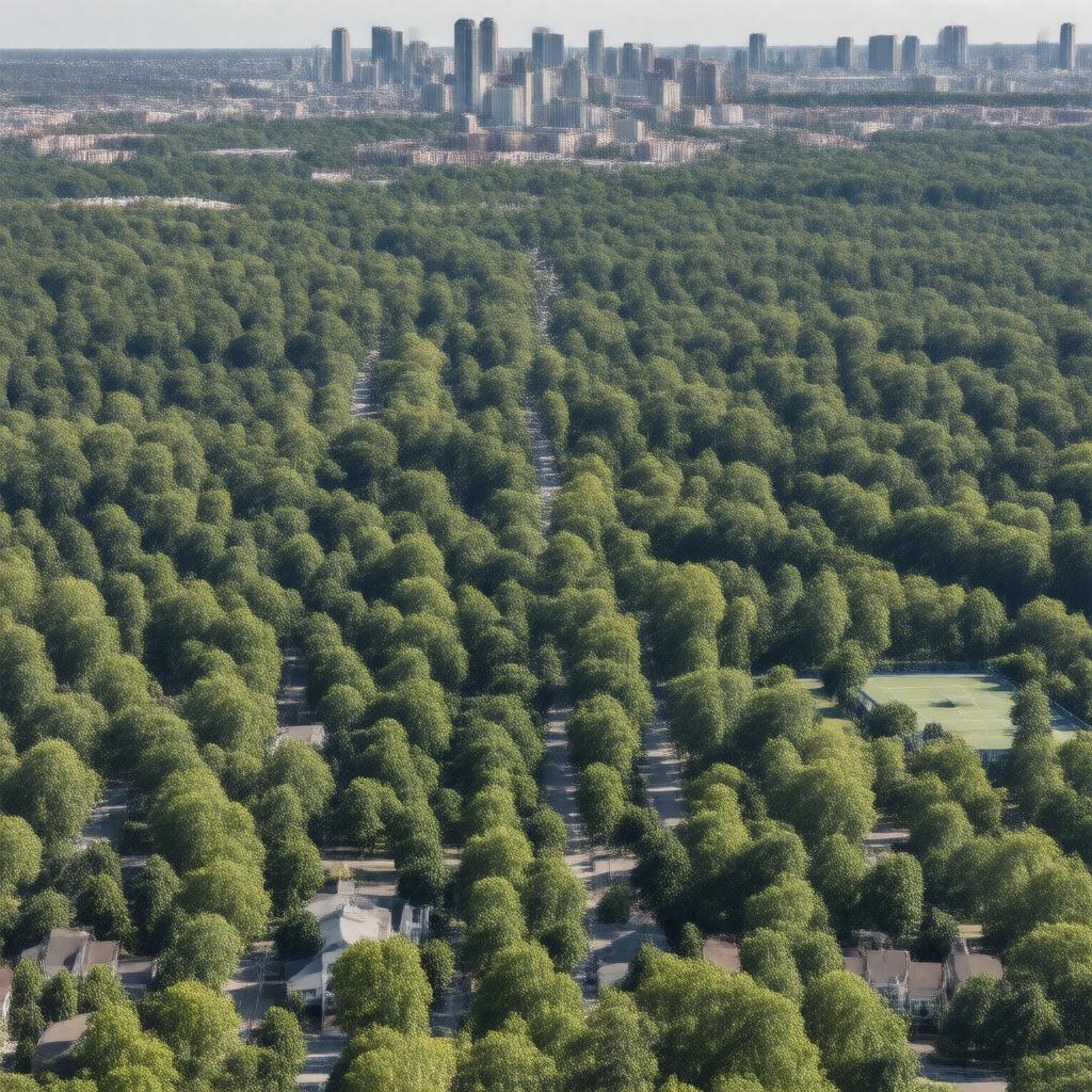 AI-created image of Forest Hills