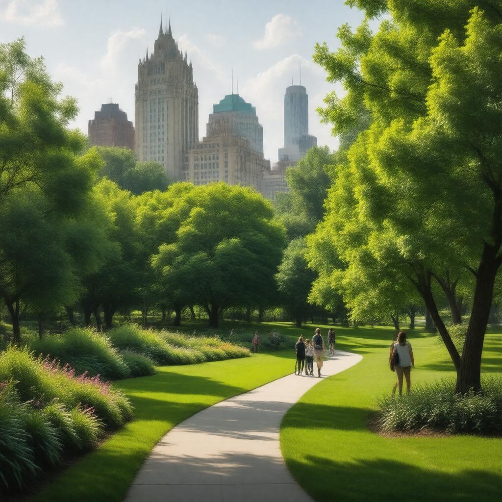 AI-created image of Forest Park Forever