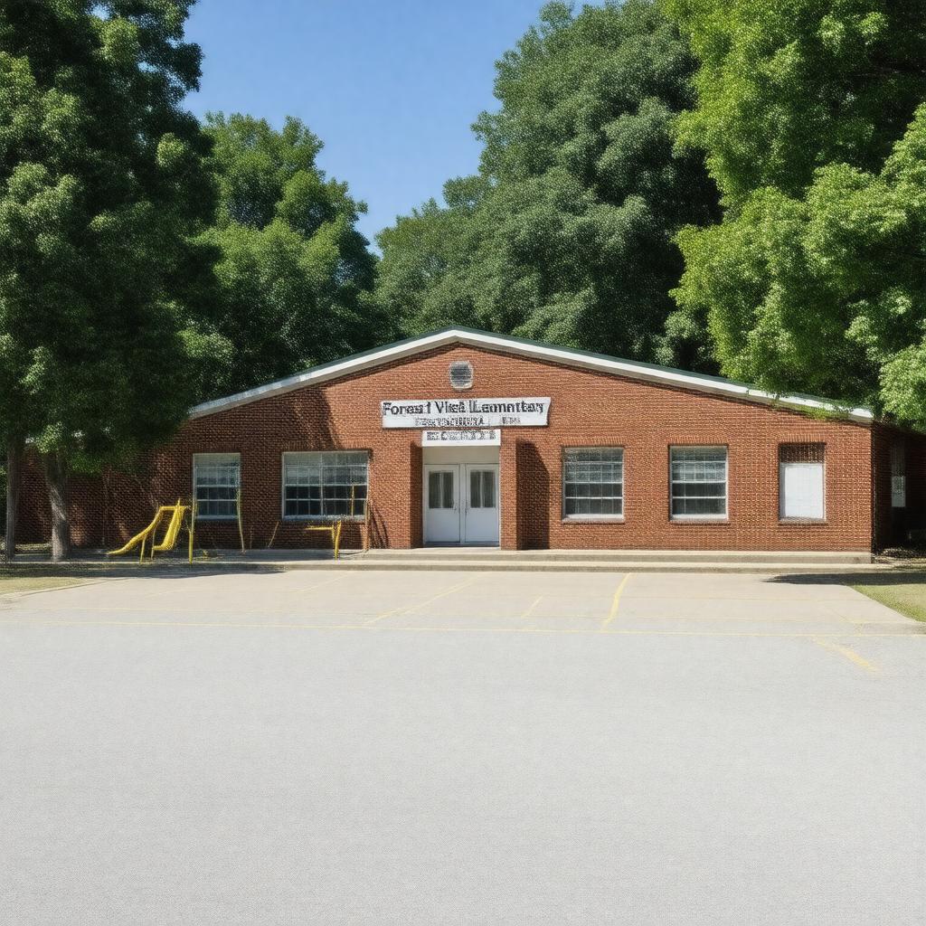 AI-created image of Forest View Elementary School