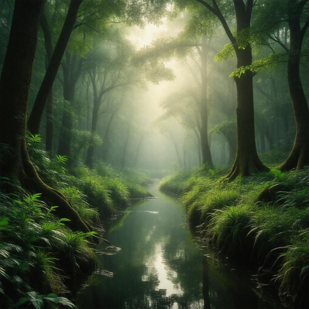 AI-created image of Forest of Peace