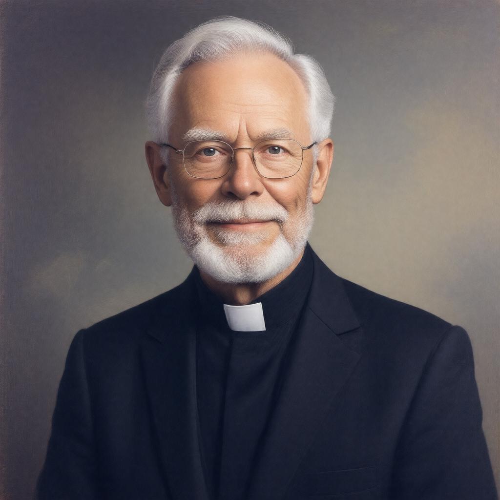 Click to view larger image AI-created image of Forrest Church