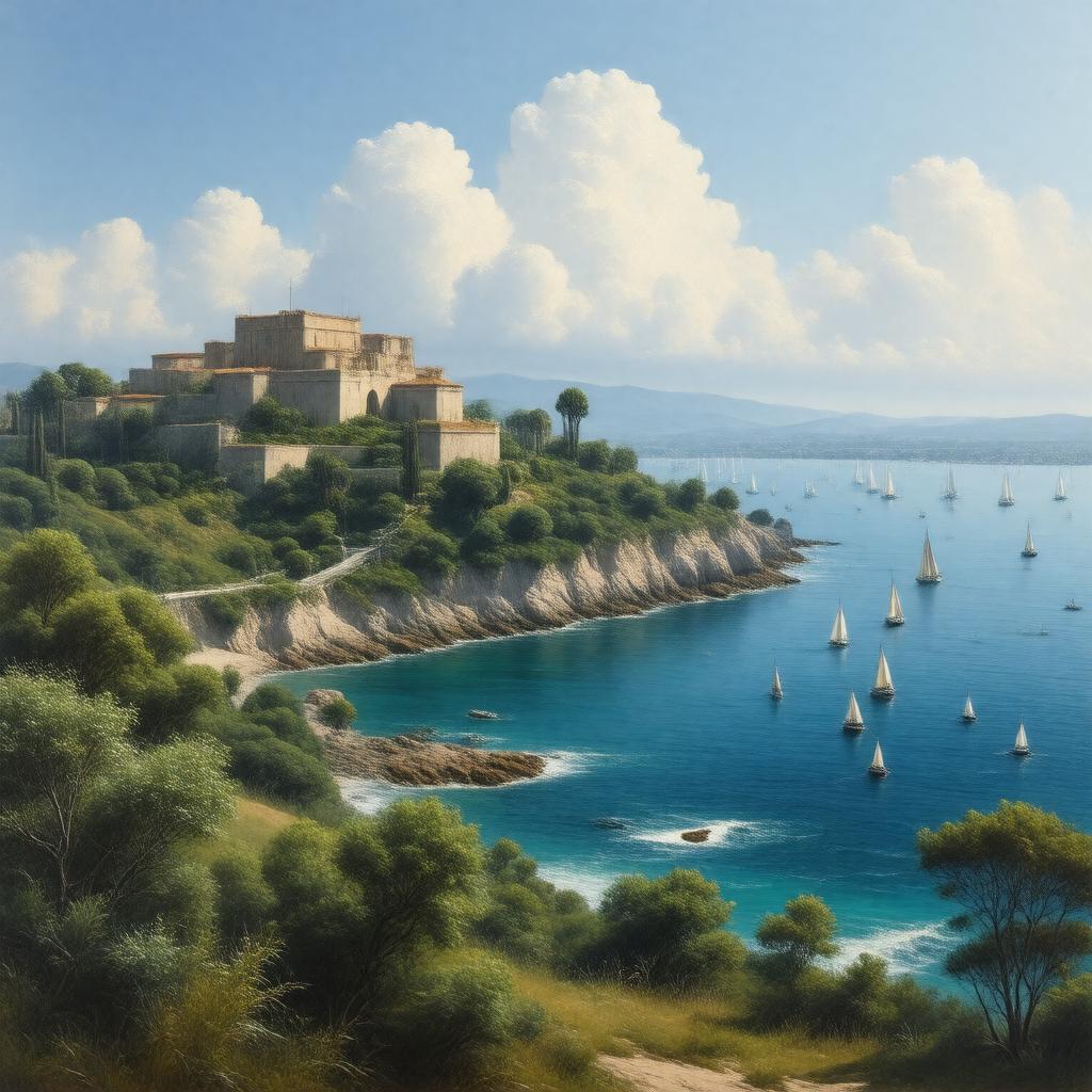 AI-created image of Fort Adams State Park