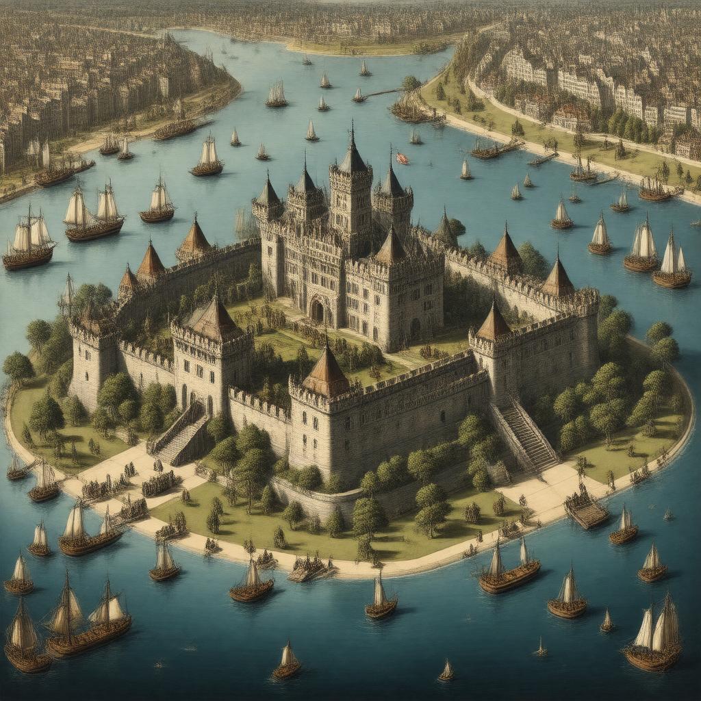 AI-created image of Fort Amsterdam