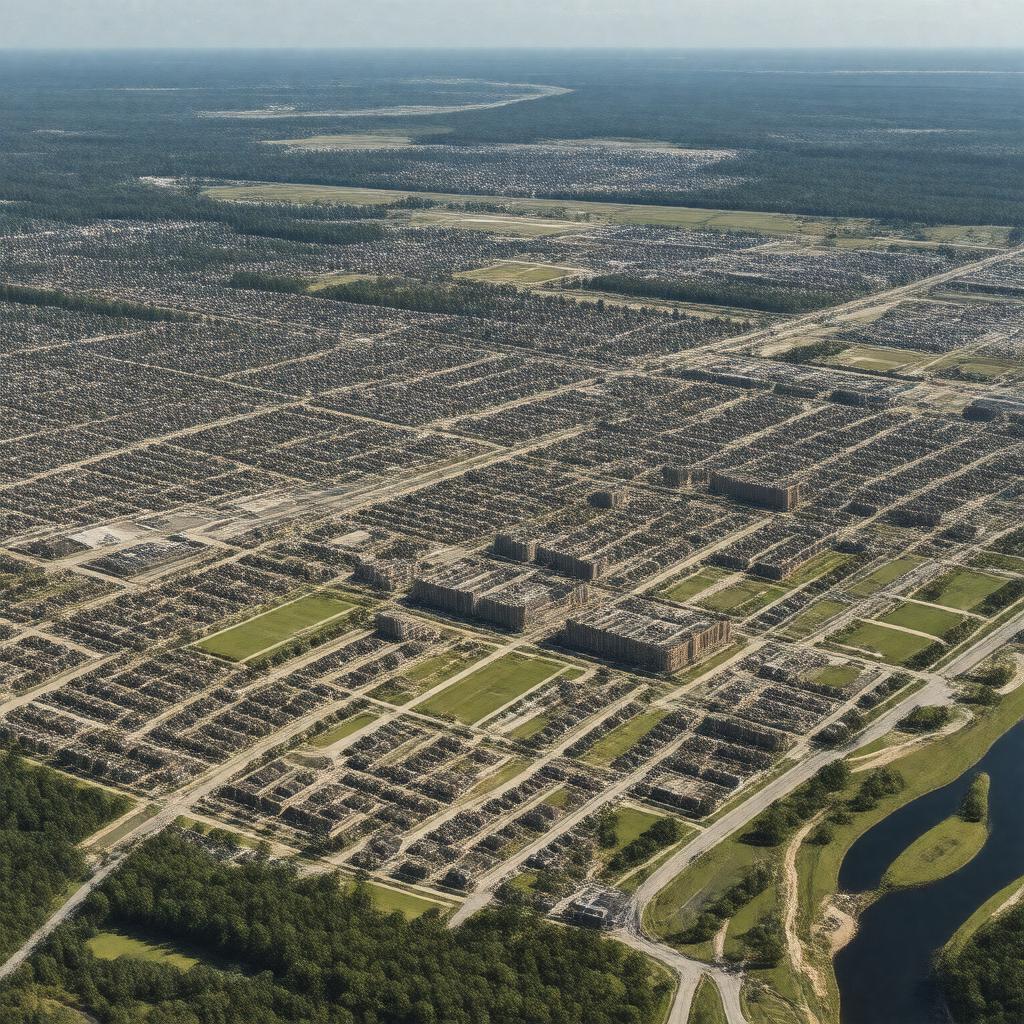 AI-created image of Fort Belvoir