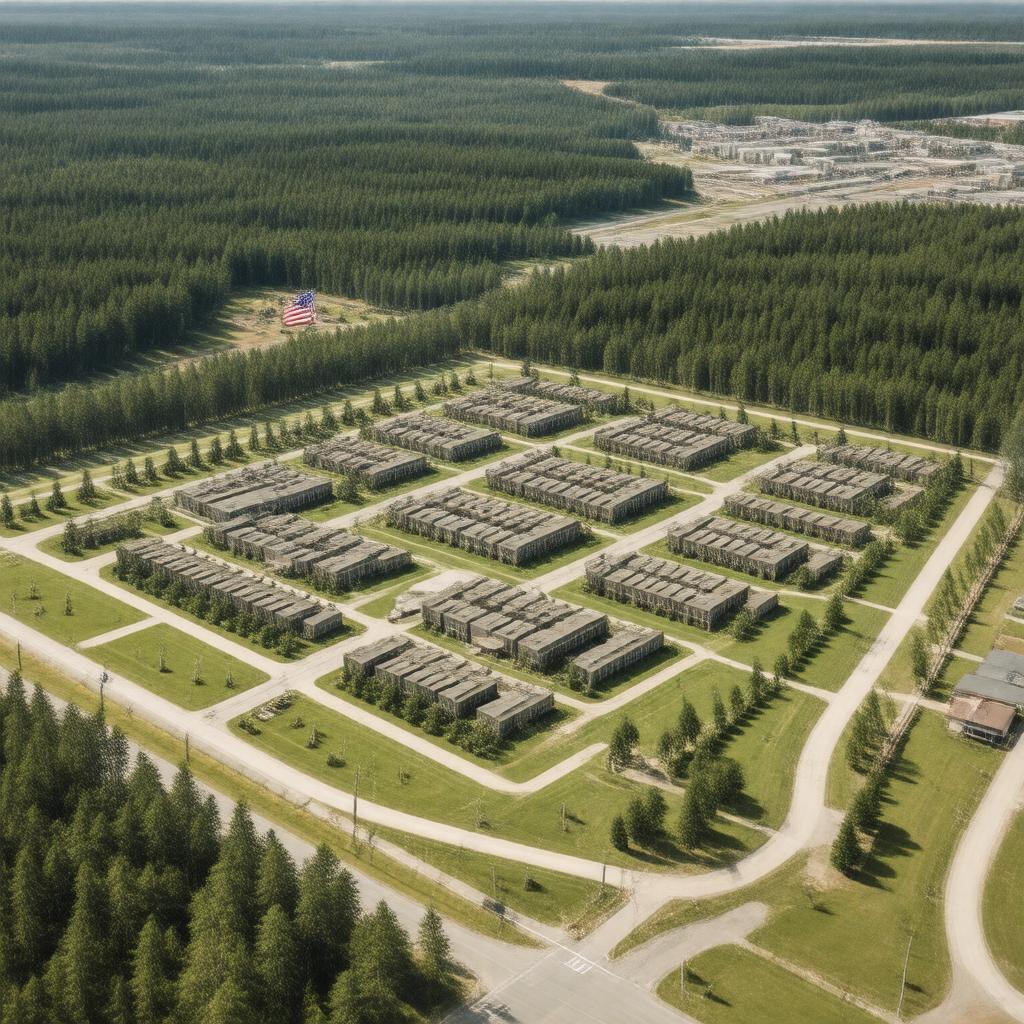 AI-created image of Fort Bragg, North Carolina, United States