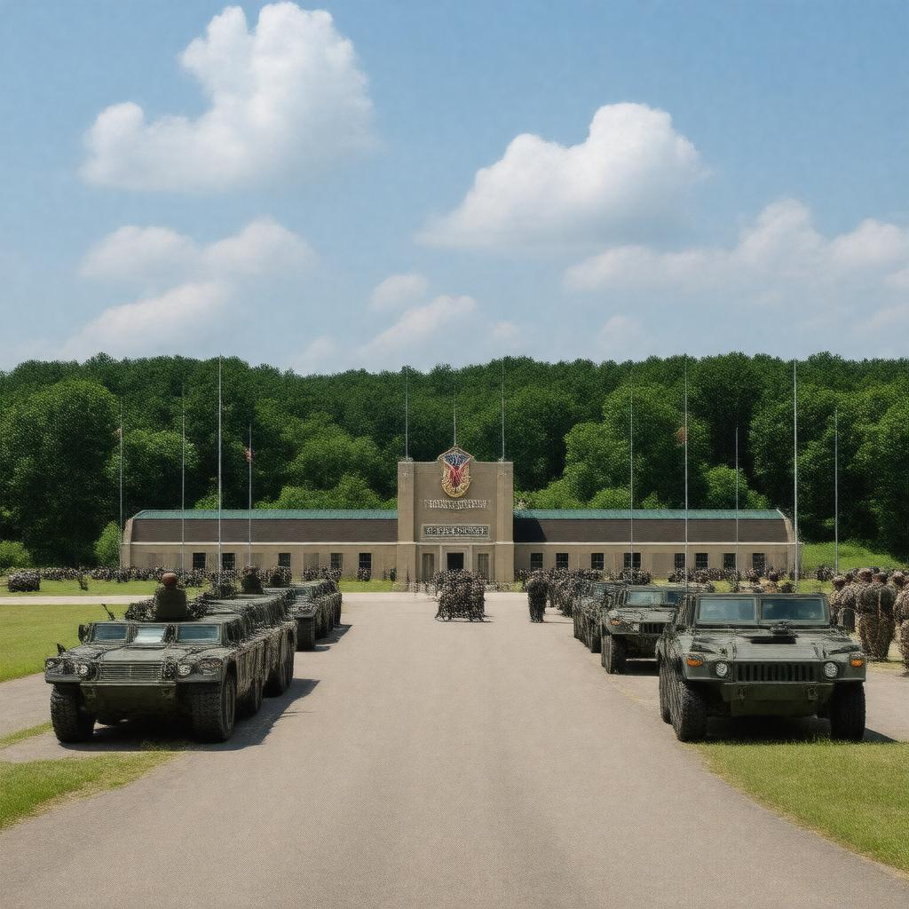 AI-created image of Fort Campbell
