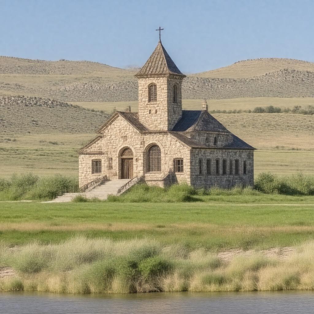 AI-created image of Fort Randall