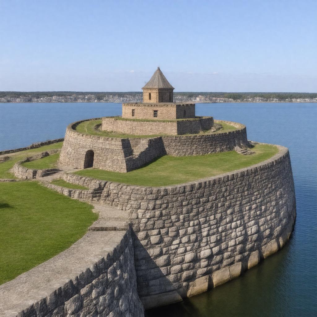 AI-created image of Fort Sewall