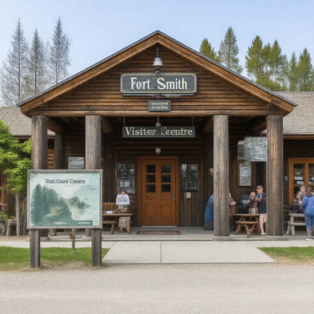 AI-created image of Fort Smith Visitor Centre