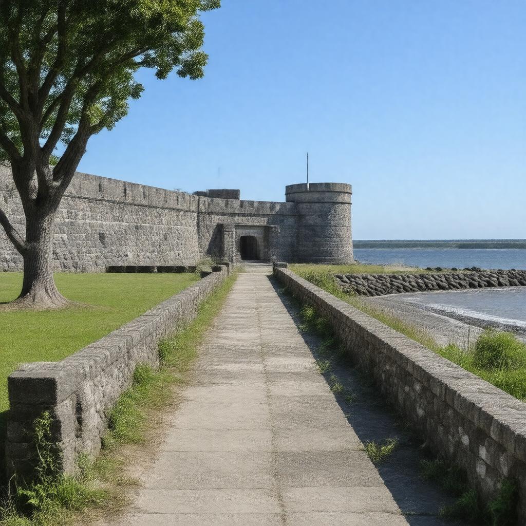 Click to view larger image AI-created image of Fort Taber