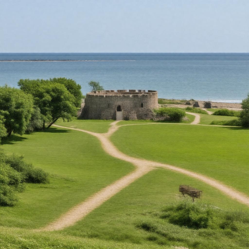 AI-created image of Fort Taber Park