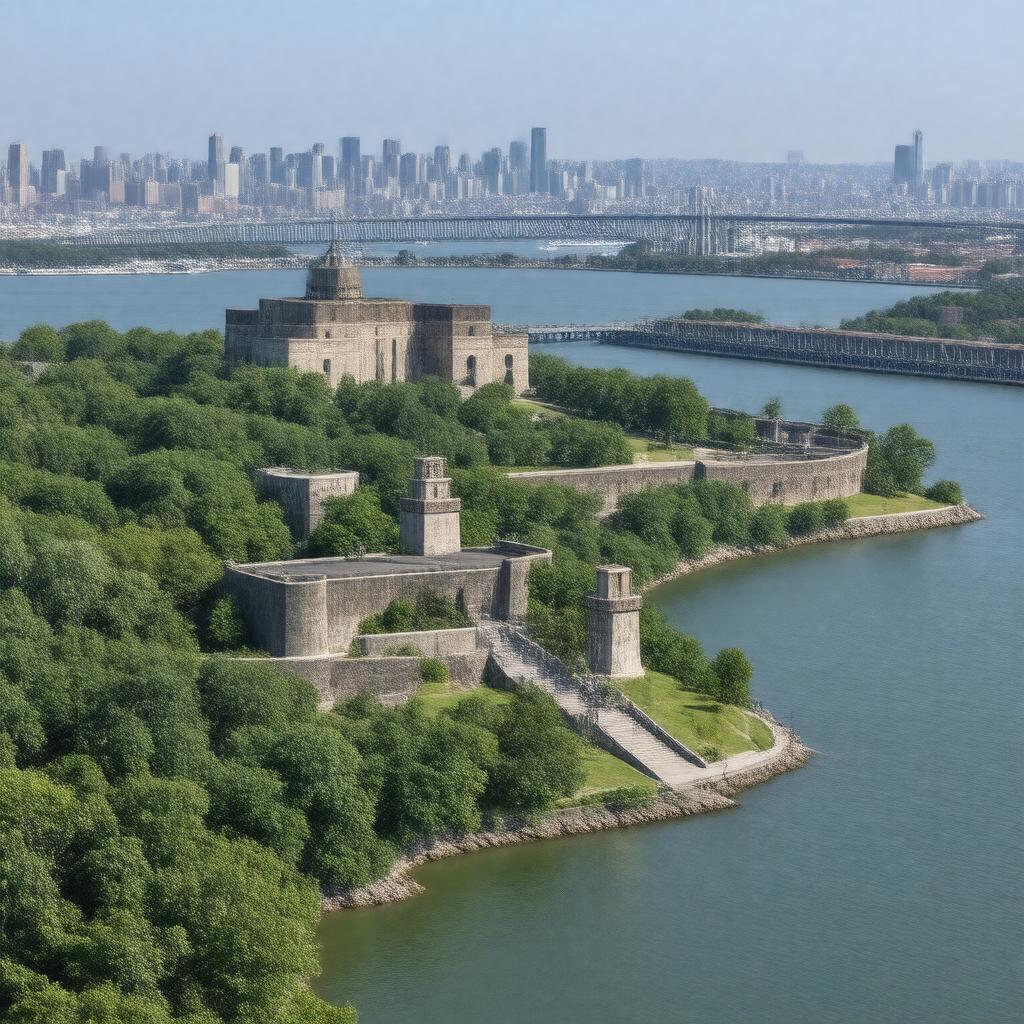 AI-created image of Fort Wadsworth