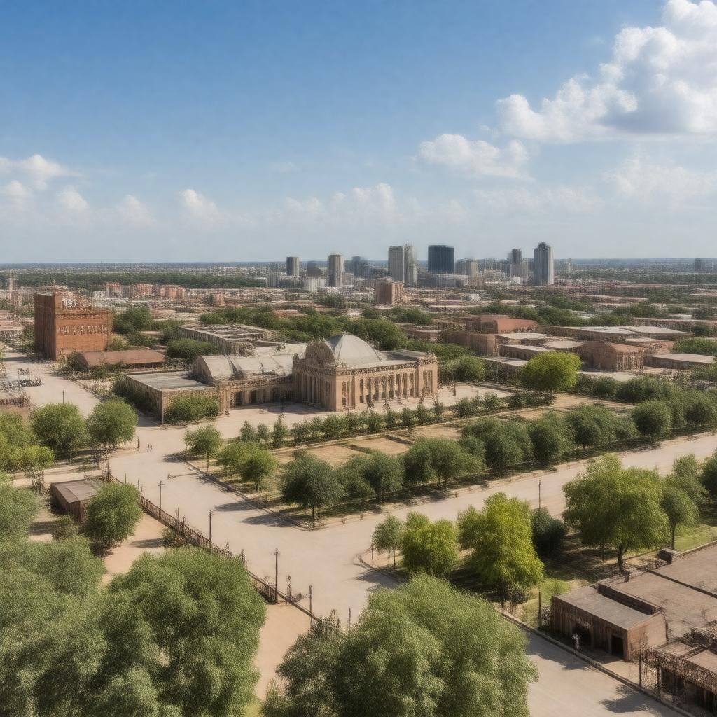AI-created image of Fort Worth, Texas