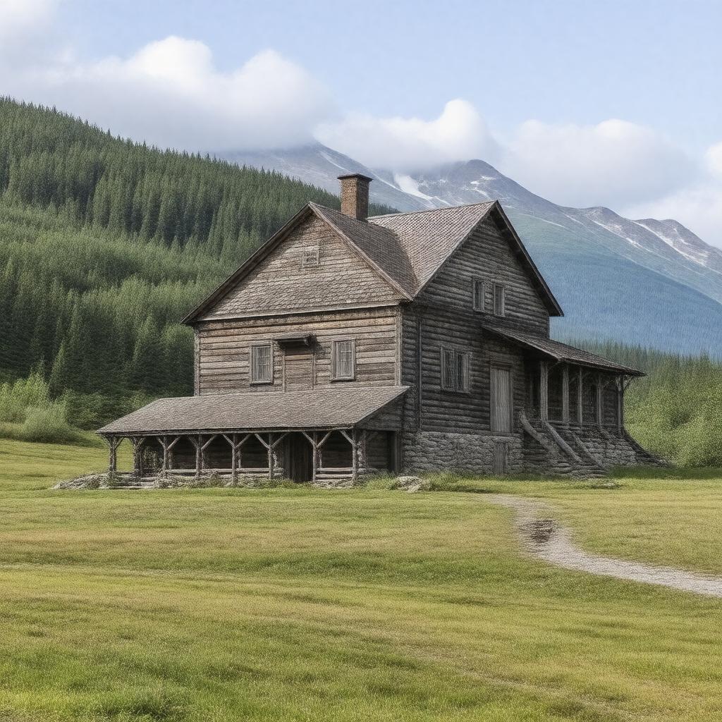 AI-created image of Fort Wrangel