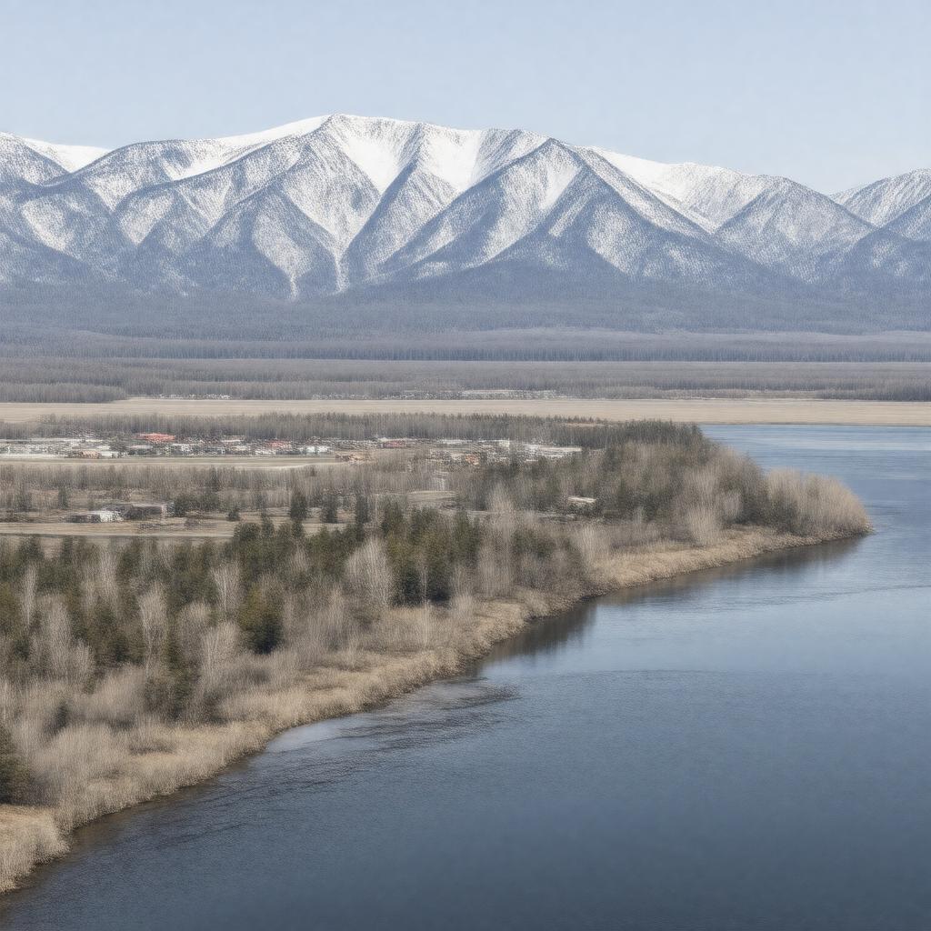 AI-created image of Fort Yukon