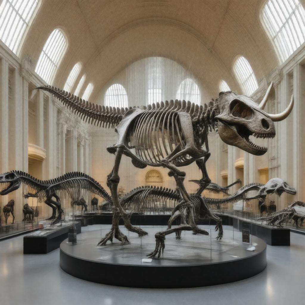 Click to view larger image AI-created image of Fossil Halls