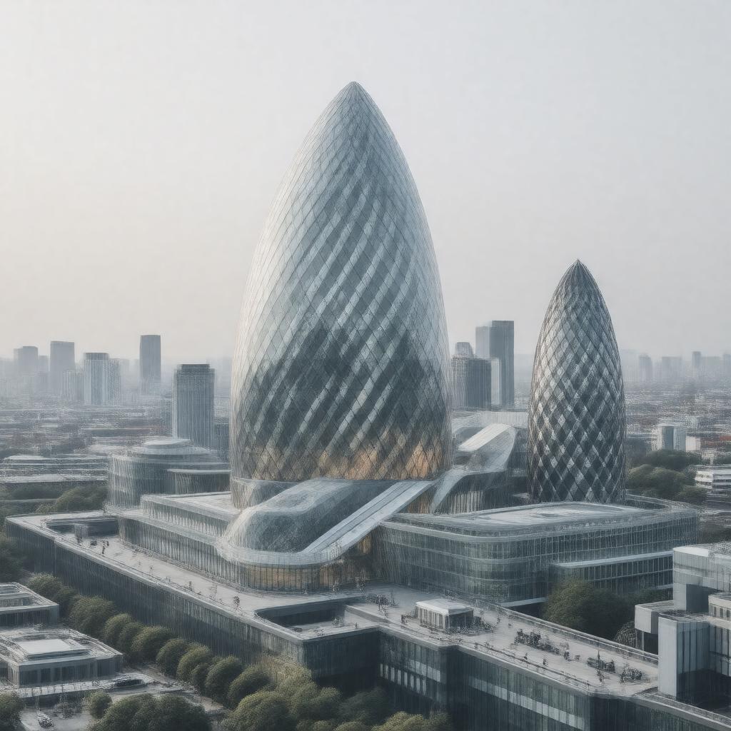 AI-created image of Foster and Partners