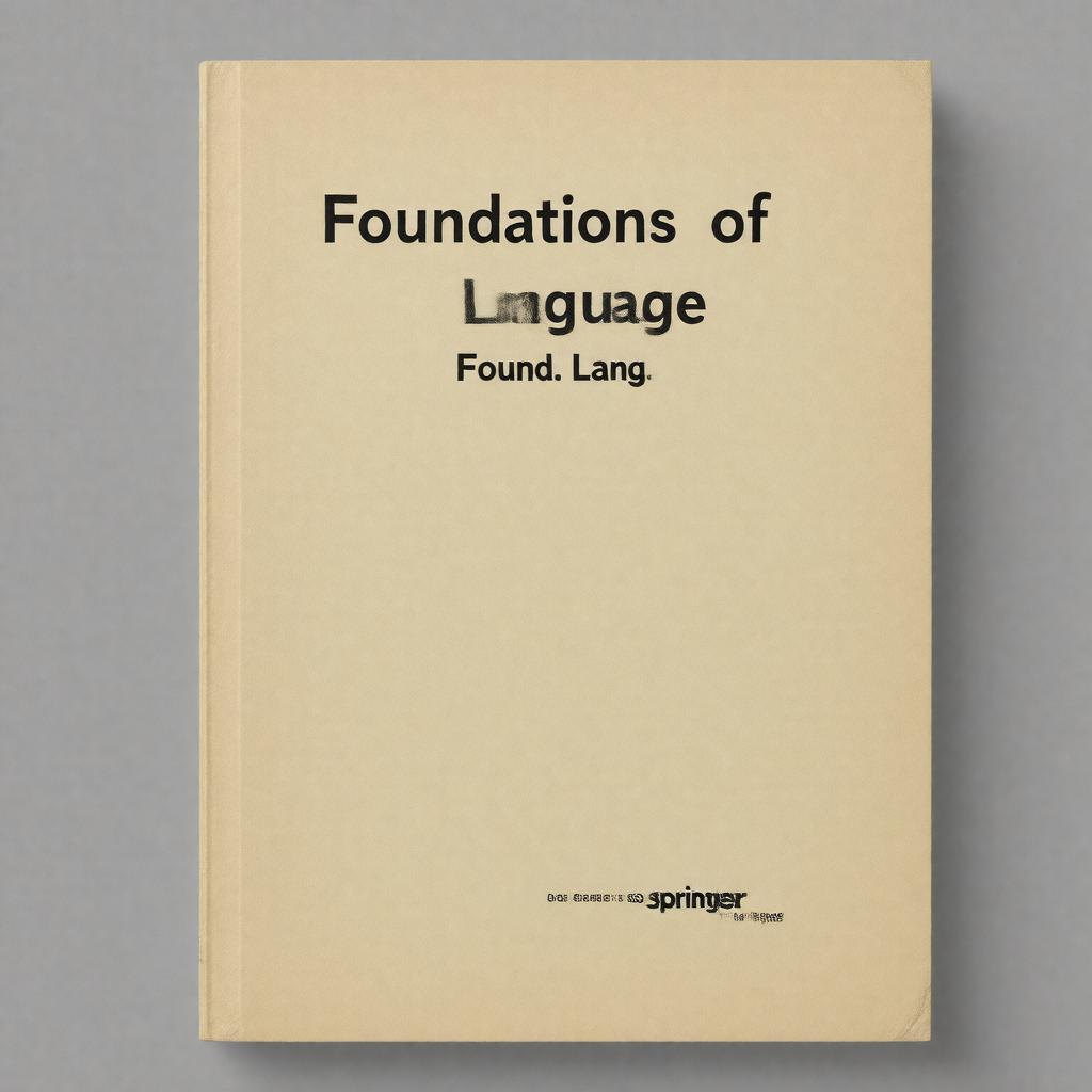 Click to view larger image AI-created image of Foundations of Language (journal)