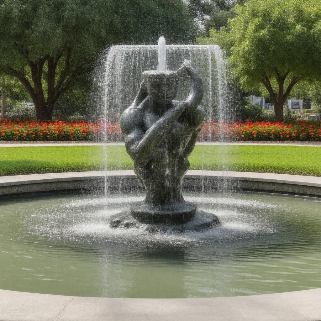 AI-created image of Fountain of Peace