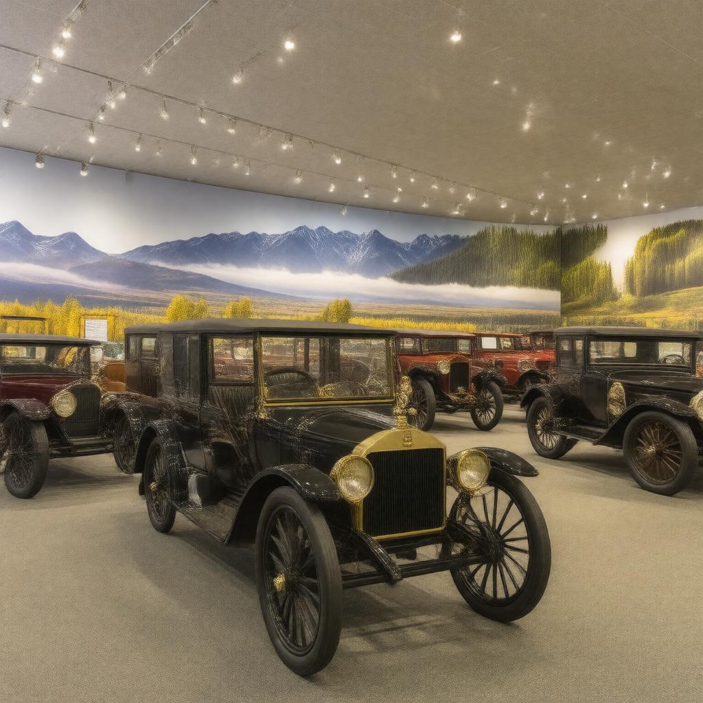AI-created image of Fountainhead Antique Auto Museum