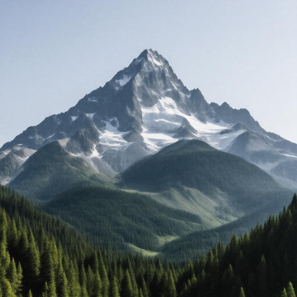 AI-created image of Four Brothers Mountain