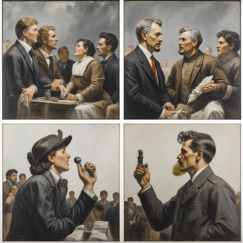 AI-created image of Four Freedoms