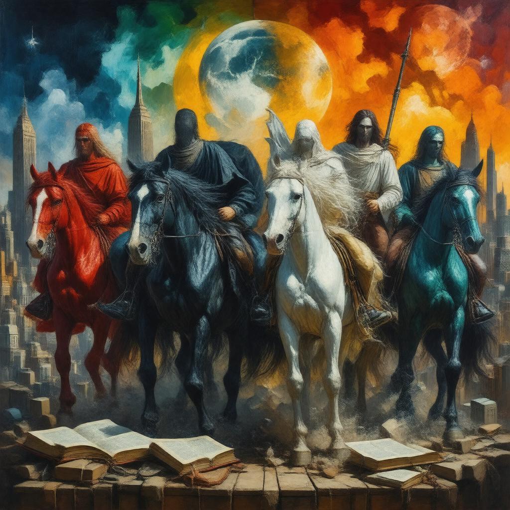 AI-created image of Four Horsemen movement
