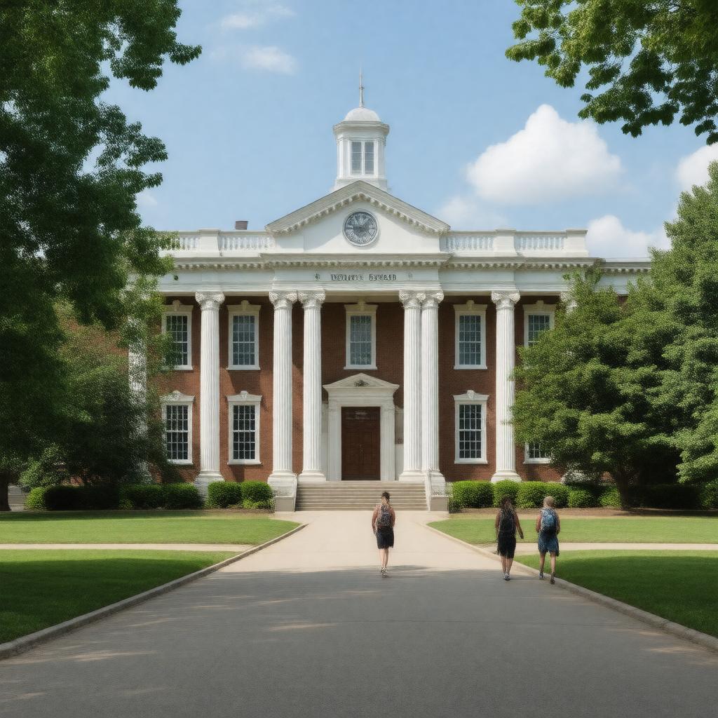 AI-created image of Fourth District Normal School