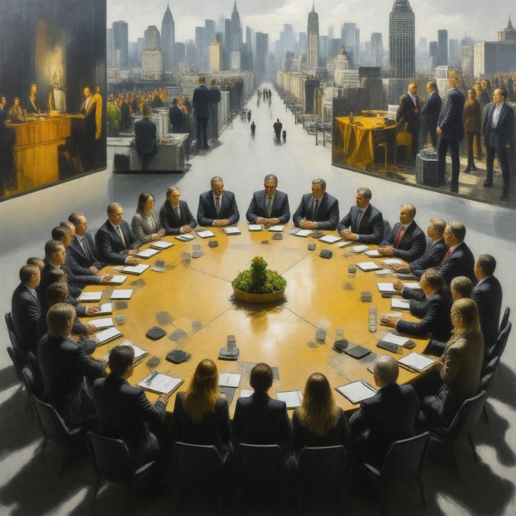 Click to view larger image AI-created image of Fourth Plinth Commissioning Group