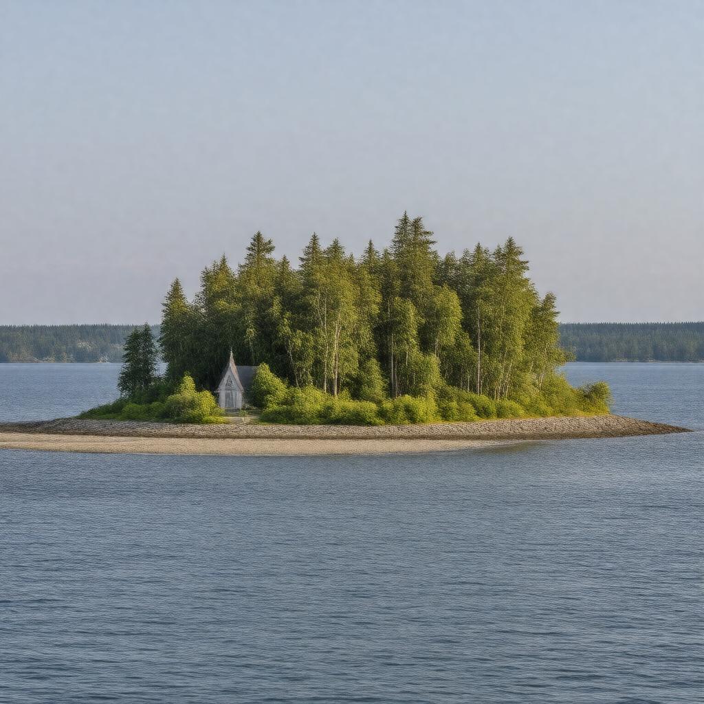 AI-created image of Fox Island