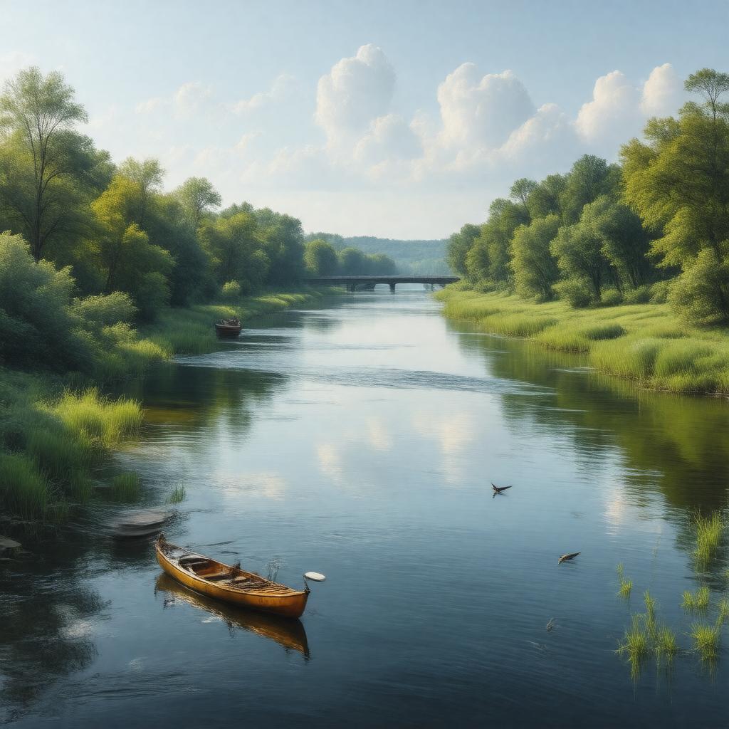 AI-created image of Fox River