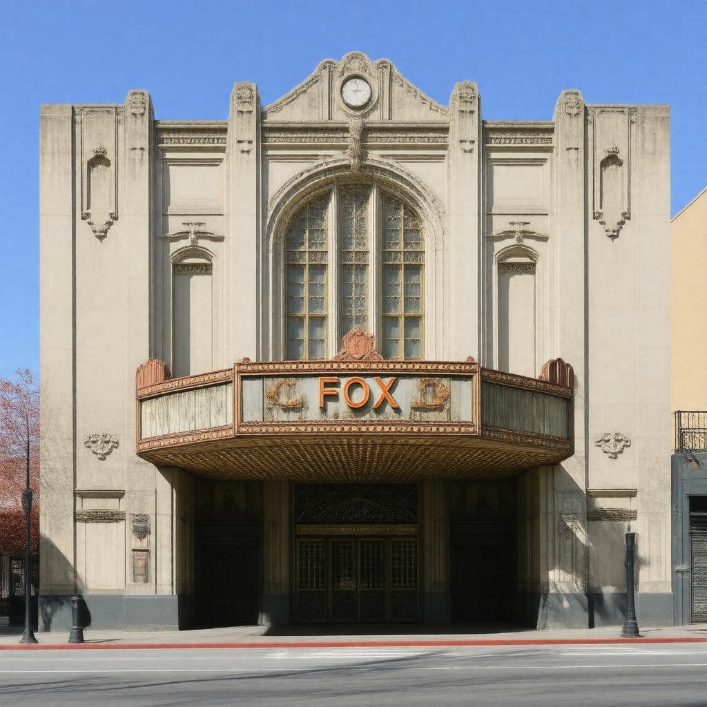 AI-created image of Fox Theater