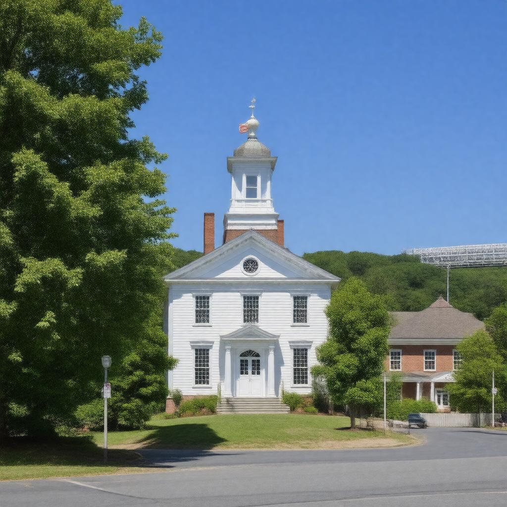 AI-created image of Foxborough, Massachusetts