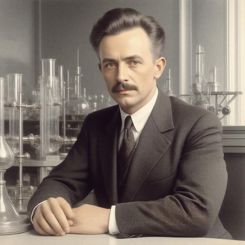 AI-created image of Frédéric Joliot-Curie