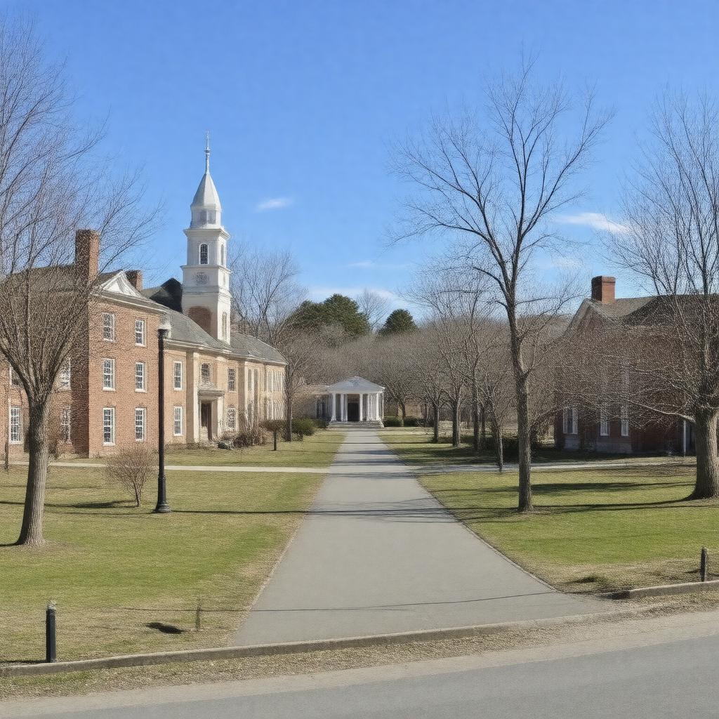 AI-created image of Framingham Centre Common Historic District