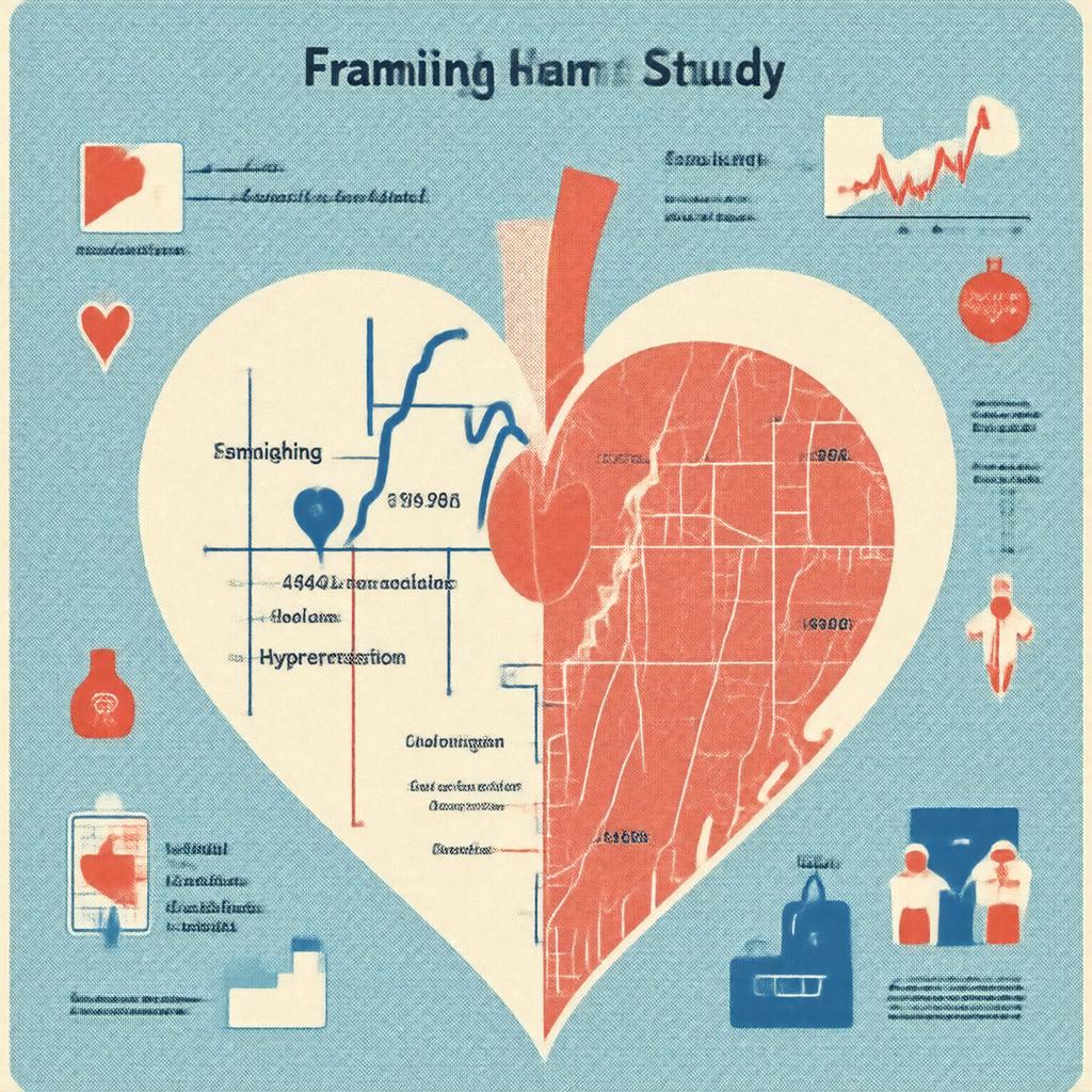 Click to view larger image AI-created image of Framingham Heart Study