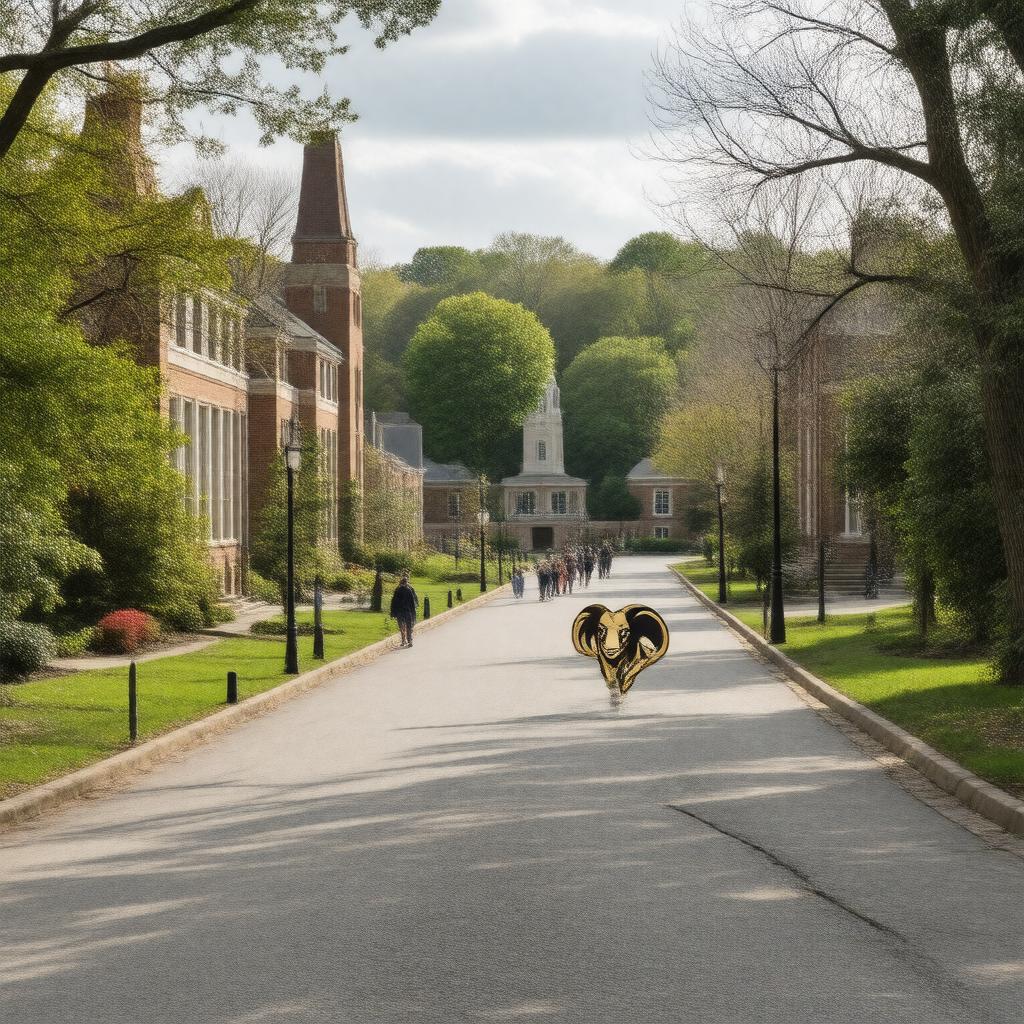 AI-created image of Framingham State College