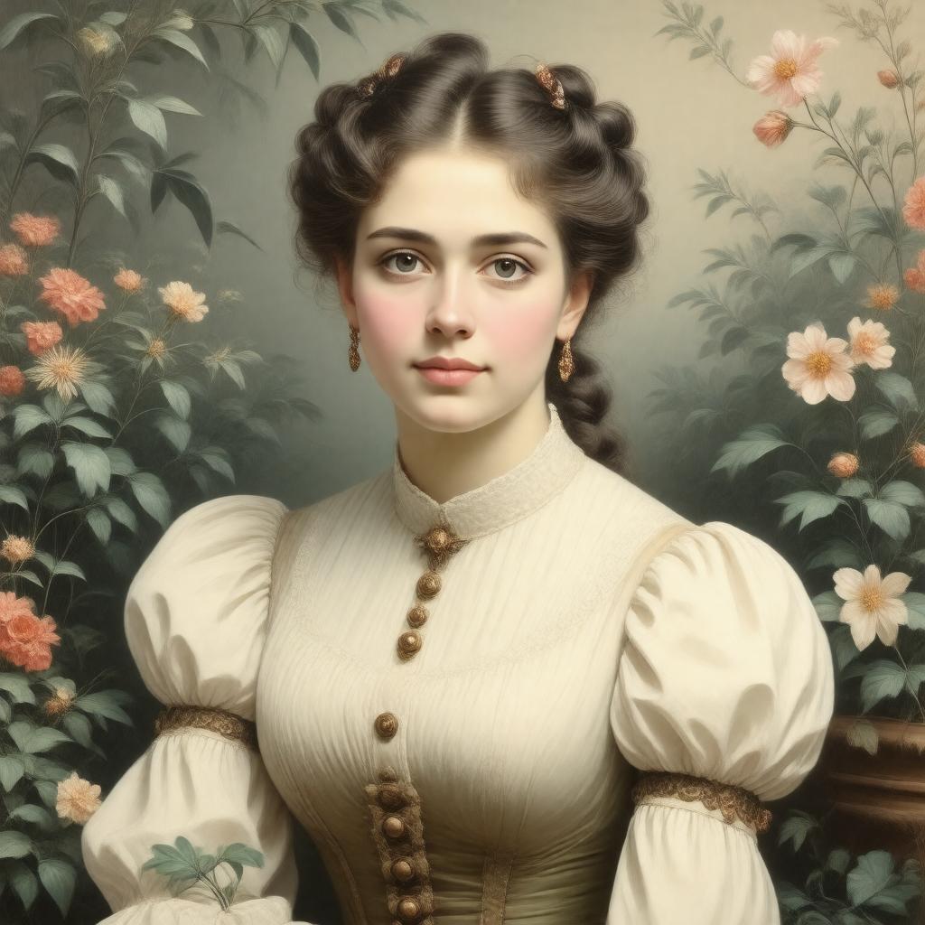 AI-created image of Frances Harriet Henslow
