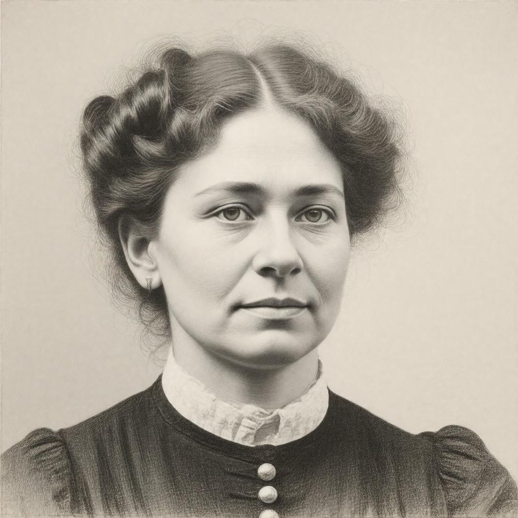 Click to view larger image AI-created image of Frances Irena Barnum