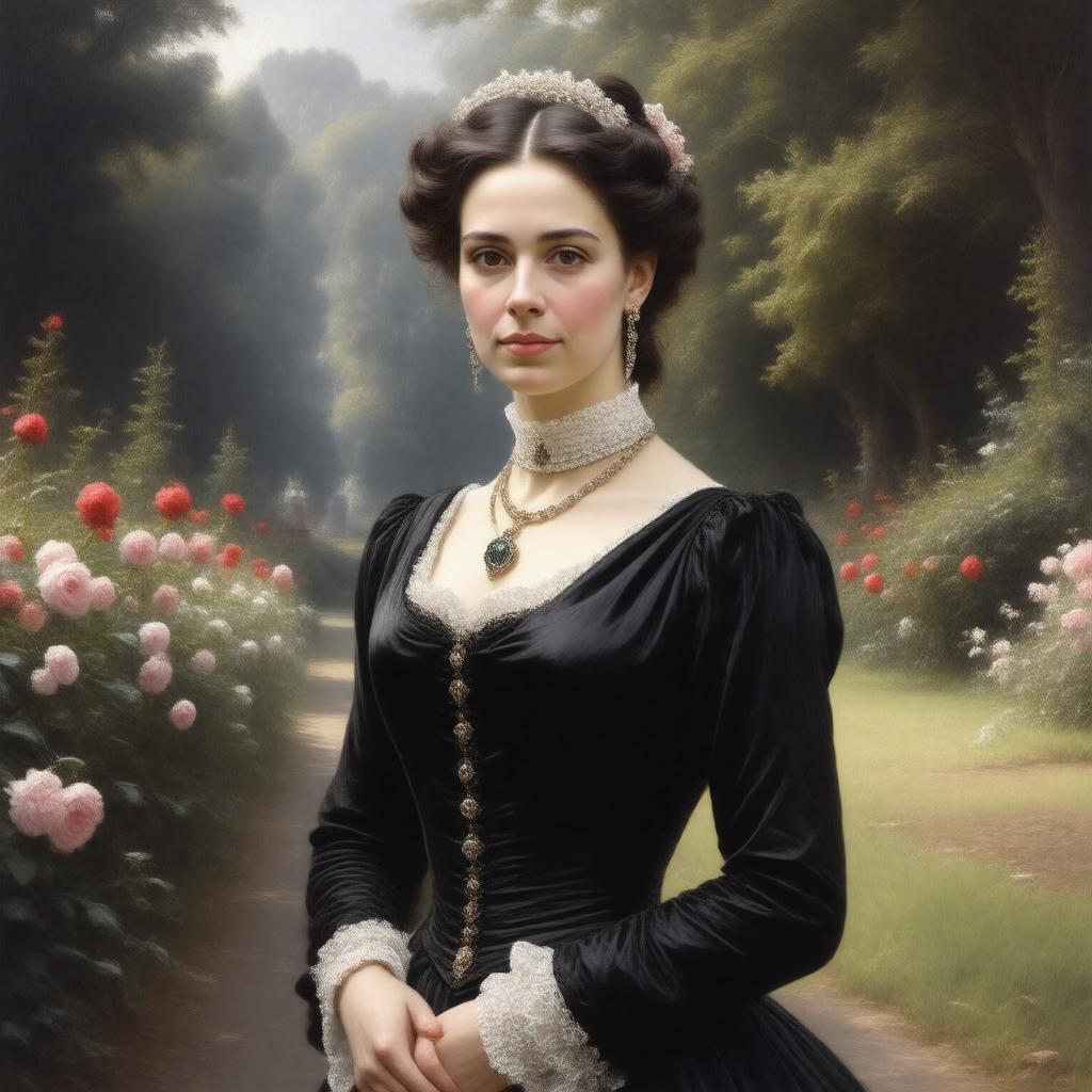 AI-created image of Frances Mary Gascoyne