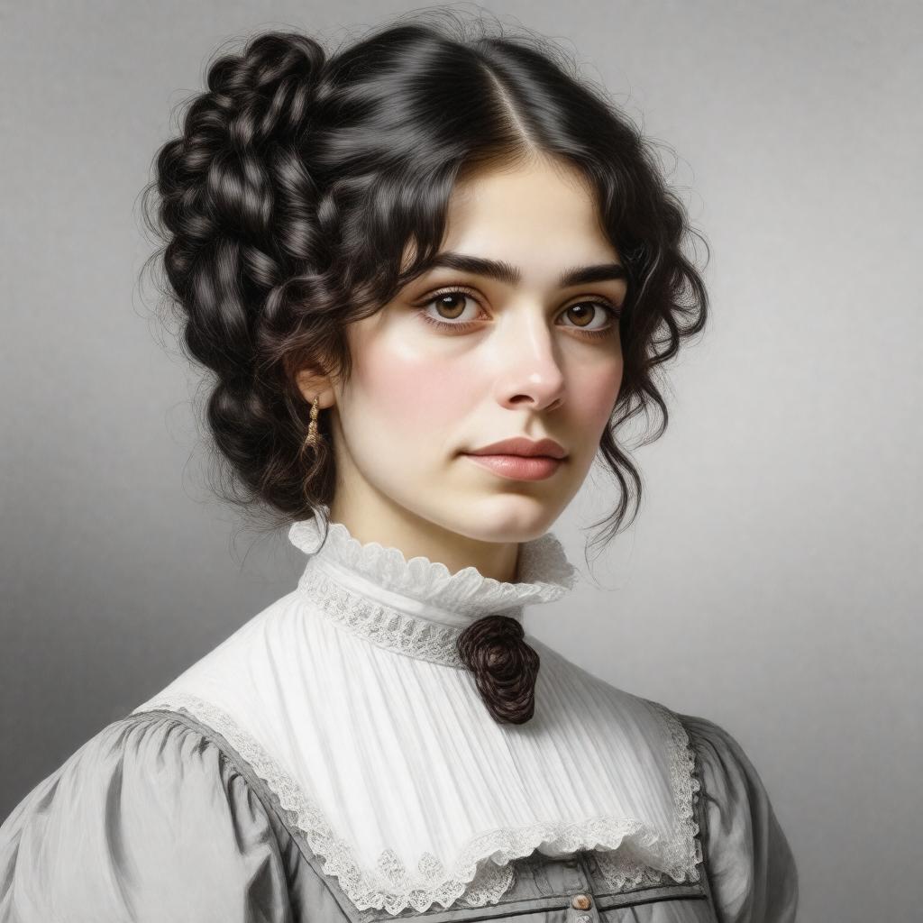 AI-created image of Frances Mary Lavinia Polidori