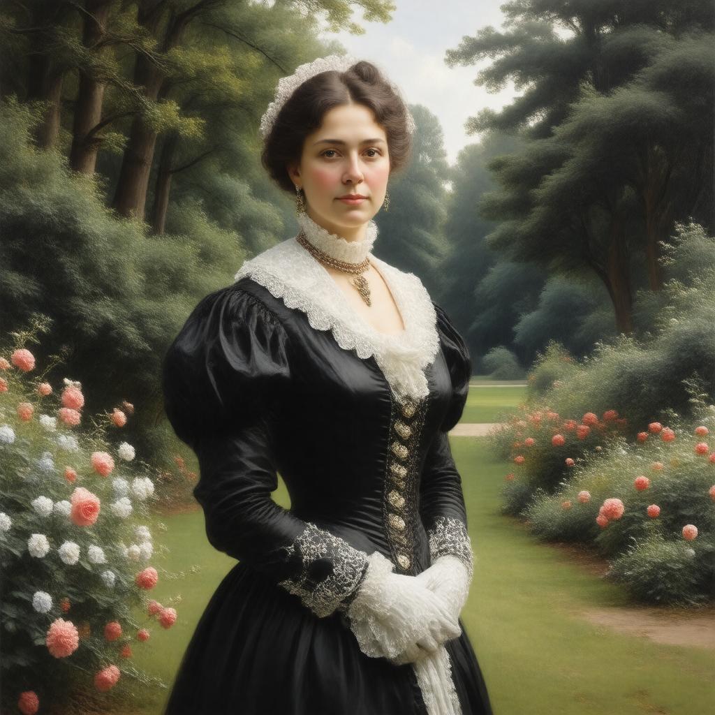 AI-created image of Frances Russell, Countess Russell