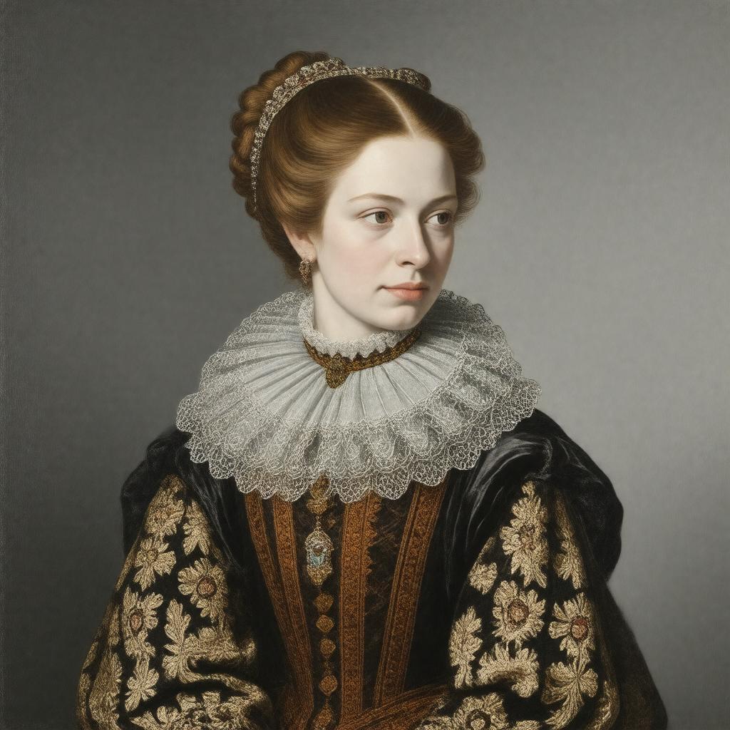 Click to view larger image AI-created image of Frances Sidney, Countess of Sussex