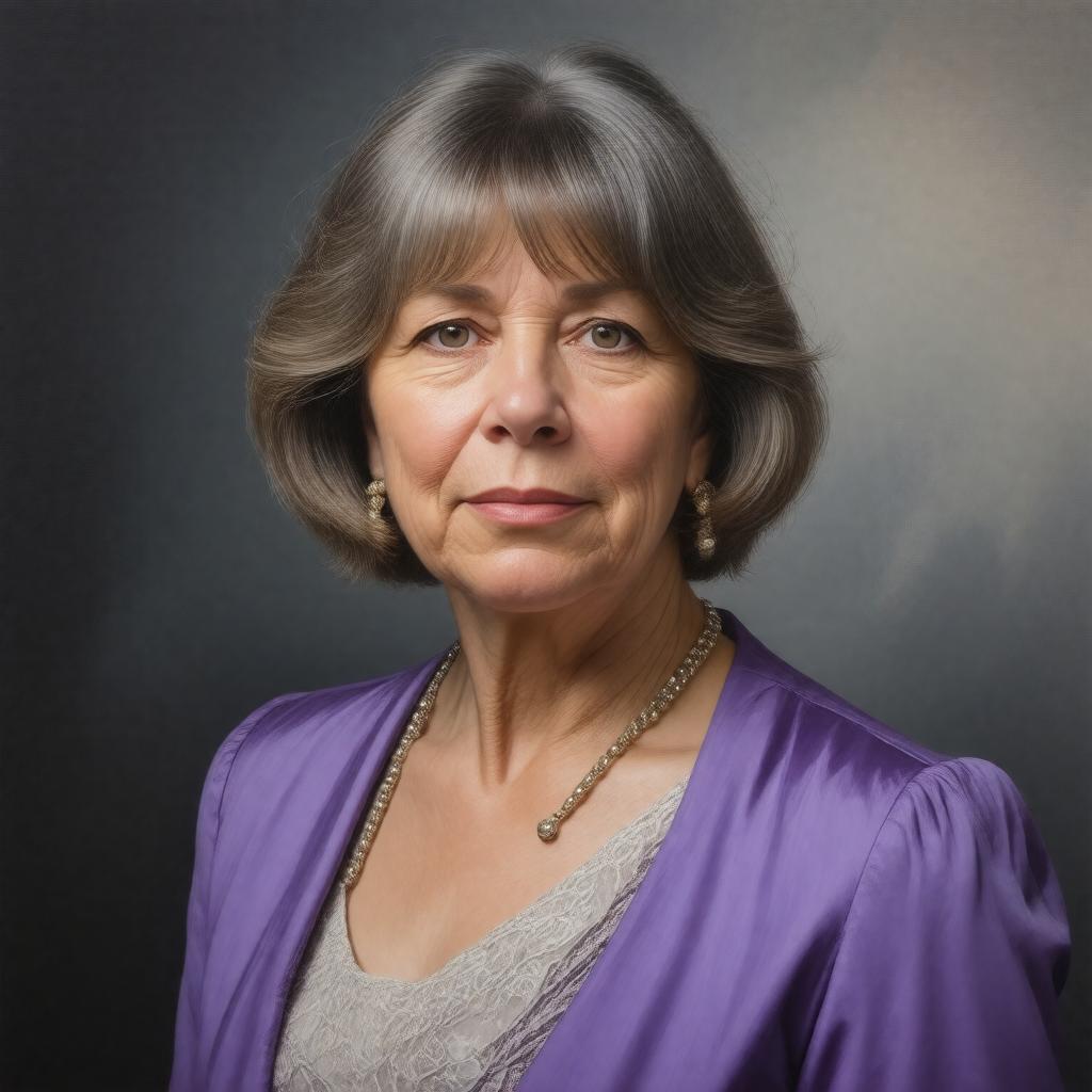 AI-created image of Frances de la Tour