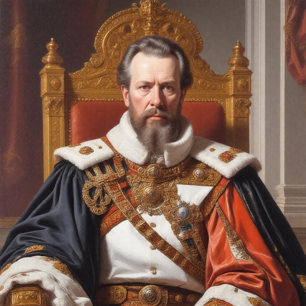 AI-created image of Francis Albert Augustus Charles Emmanuel