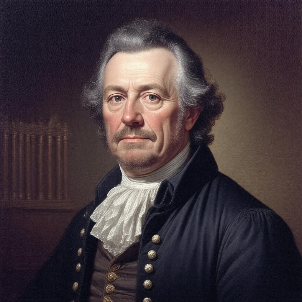 AI-created image of Francis Alison