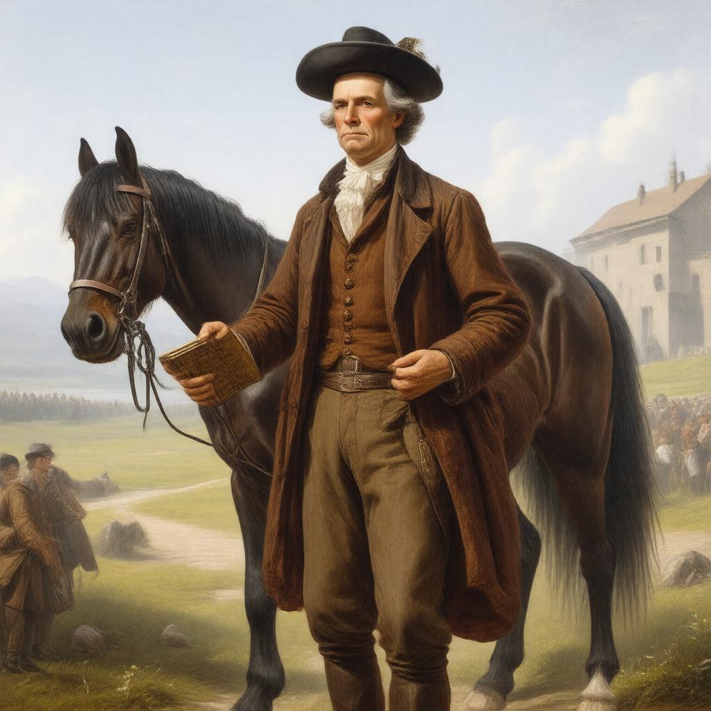 AI-created image of Francis Asbury