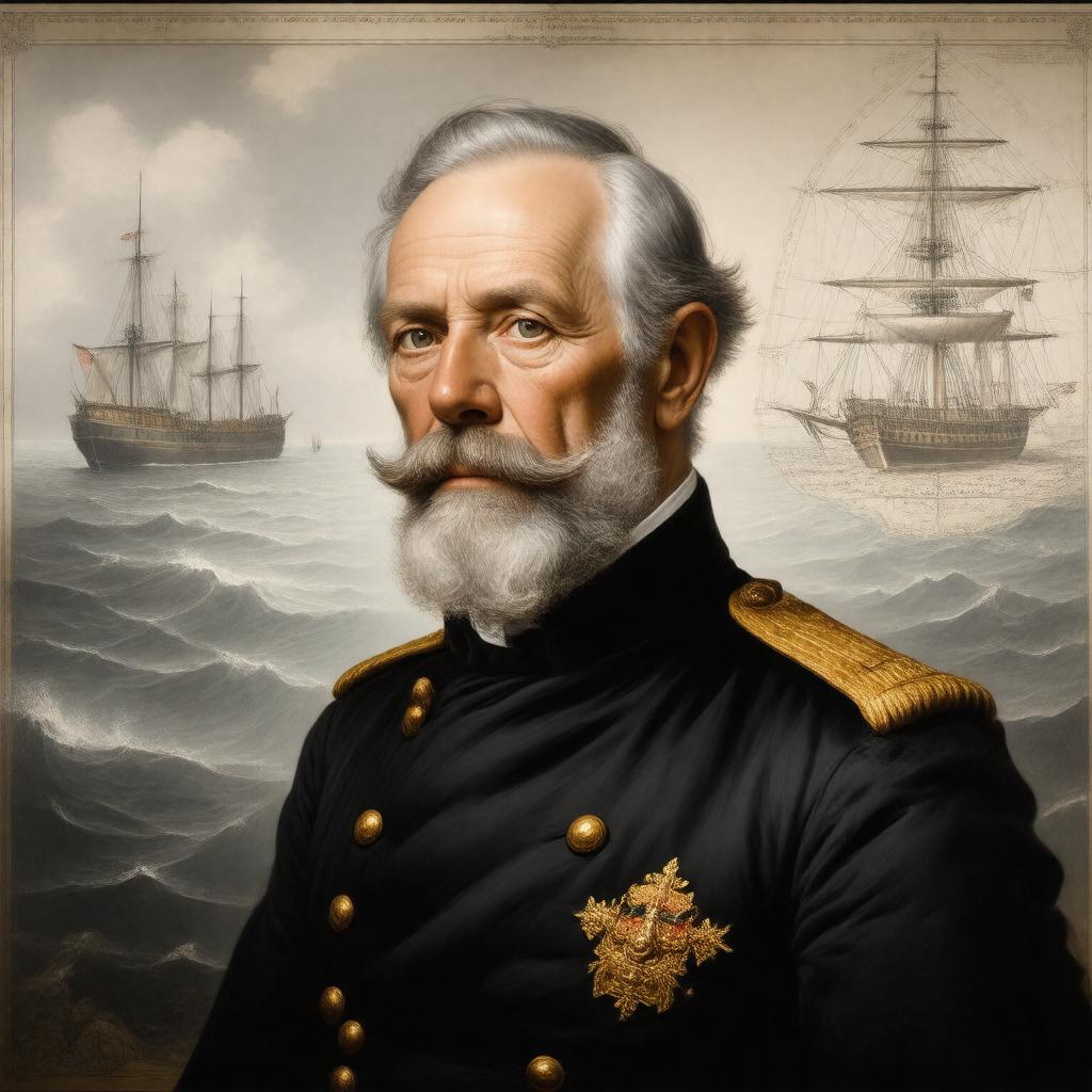 AI-created image of Francis Beaufort