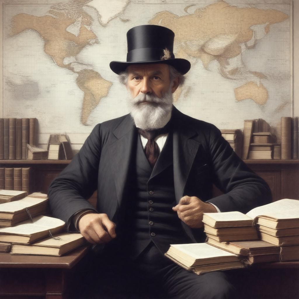 AI-created image of Francis Galton