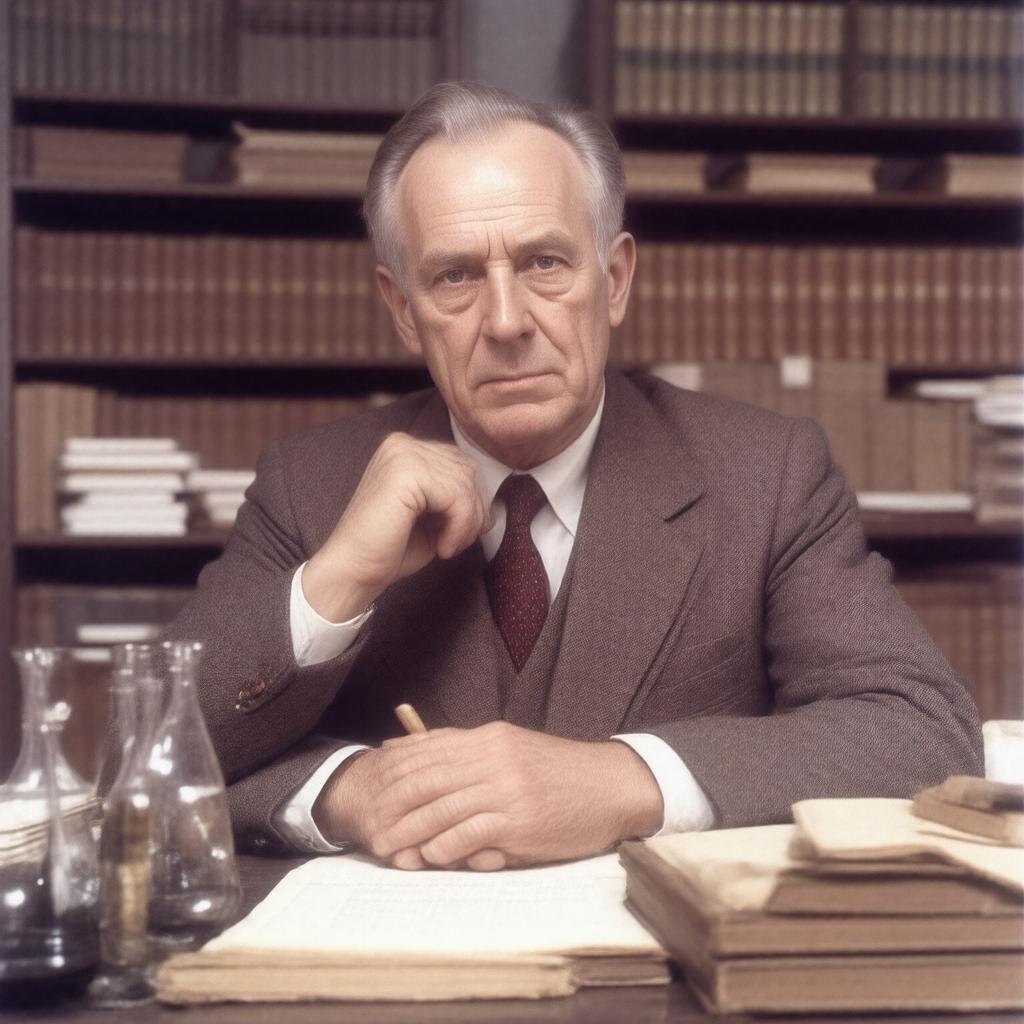 AI-created image of Francis Harry Compton Crick